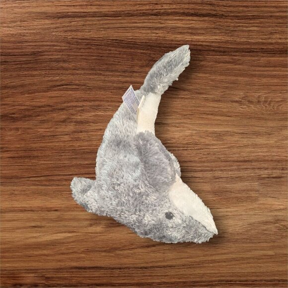Aurora Plush Dolphin Stuffed Animal Toy gray  ocean sea  10" - Picture 4 of 10